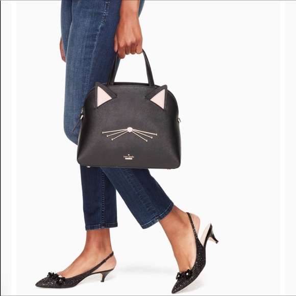 KATE SPADE CAT’S MEOW LOTTIE SATCHEL/CROSSBODY BAG - Picture 8 of 8
